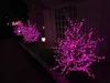 LED artificiale Cherry Blossom Tree Night Light Capodanno Natale Decorazione di nozze Luci 15M3M LED albero luce matrimonio decorat6314408