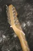 Yngwie Malmsteen Scalloped Fingerboard Big Headstock Guitarra Elétrica Sunburst Branco Creme Amarelo, China Captador Silencioso, Ponte Tremolo
