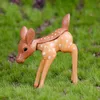 Künstliche Mini-Sika-Hirsch-Giraffe, Feengarten, Miniaturen, Zwerge, Moos, Terrarien, Kunstharz, Bastelfiguren, Heimdekoration, Mikro-Landschaftsdekoration