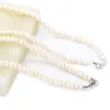 Groothandel mode natuurlijke parel sieraden zoetwaterparel ketting, afgeplatte parel kralen ketting vrouwelijke charme sieraden