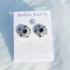 Exquisite Soccer Stud Earrings For Women Girls Zirconia Crystal Football Earrings Creative Jewelry Fashion Accessories