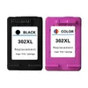 2PK 302XL Printer Ink Cartridges For HP 302 XL for HP 4652 4654 4655 4658 4520 1110 3630 3632 3633 3634 3636