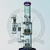 Heady Glasbongs Shisha Duschkopf Perkolator Bong Bohrinseln Kurzes Nect-Mundstück Wasserpfeifen 14-mm-Verbindung Dab Rig Wasserpfeife