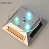 Clock Watch Parts Accessories 3 Color LED Solar Light Showcase 360 ​​Turntable Watch Downing Display Stand Tools2776