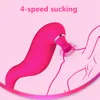 INS Nipple sucker vibrator tongue Oral Sex Licking machine sex for women clitoris sucker G-spot Stimulation Massager masturbator Y18102605