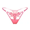 Women Panties Sexy Lingerie Transparent Panty Low Waist Bikini Butterfly Seamless Panties Lot Crotchless Lace Underwear Women's G-Strings