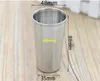 100pcs/lot 100ml Drinking Stainless Steel Shot Glasses Cups Wine Beer Whiskey Mugs Outdoor Travel Cup