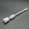 Glas downstem 14mm 18mm hane hona stam Drop Down adapters Vattenpipor för vatten bongar Dab riggar