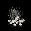 20pcs Fashion Bridal Wedding Prom Białe perły Pinki do włosów klipsy barrette do włosów akcesoria do włosów hurtowe