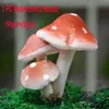 20pcs Lot Artificial Mushrooms Decorative Fake Vegetables Home Decoration Micro Landscape Bonsai Foam Craft Decorative Flowers4147574