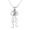 16.Haute Qualité Argent Plaqué Perle Cage Pendentif Mode Dragon Cadeau Pour Firends Bijoux En Gros P195