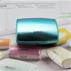 4 Farben Mode Kontaktlinsen Fall mit Spiegel Kontaktlinsen Box bunte tragbare Reise Brillen Fall Reise Kit Set