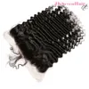 10A Deep Wave Brazilian Virgin Remy Human Hair 13X4inch Lace Frontal Peruvian Malaysian Indian Pieces Thick End Factory 63448753795441