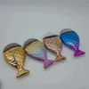 Syrenka Makijaż Pędzle Mermaid Foundation Fish Shape Brush Rainbow BB Cream Makijaż Pędzle Zestaw kosmetyków Beauty Cosmetics Blush Proszek DHL za darmo