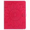 Mandala Flower Embossed Sleep Wake Up Flip Wallet Stand PU Läderfodral till iPad Mini 123 4 Ny iPad 9.7 2017 2018 234 AIR 1/2 T280 T350