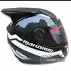 Malushun Motorradhelm Integralhelm Casque Moto Casco Professioneller Rallye-Rennsport mit Corn Dot-Zulassung