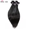 8A Nink Brazillian Rechte Onverwerkte Braziliaanse Peruaanse Maagd Menselijk Haarbundels Groothandel Vrigin Maleisische Haar Straight Hair Extension