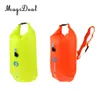 MagiDeal Lightweight High Visibility Inflatable Dry Bag Open Water Swim Float Tow Bag Fluo for Swimming Triathlon Accessories13590026