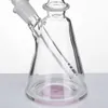 14mm female szklana rura wodna ze szkłem w dół łodyga szklana wieszak na paznokcie palenie bongs zlewki bubbler 936