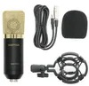 BM700 Computer Microphone Wired Condenser Sound Karaoke Microphone With Shock Mount For Recording Braodcasting BM-700 Mic PK 800