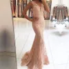 Robe De soirée en dentelle au dos transparent, avec des Appliques perlées, Sexy, effet d'illusion, robe formelle