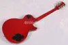 Chitarra rossa standard Electric Guitar a sinistra di bellezza Electric Guitar Silver Hardware Eccellente Sound3463962