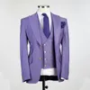 Klassieke stijl Bruidegom Tuxedos Grote Pesked Revers Stalknecht Pak Witte Blazer als trouwpak Custom Made Man Jasje broek vest306e