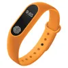 Tracker di fitness M2 Tracker Watch Band Monitor di frequenza cardiaca impermeabile Tracker intelligente chiamata pedometro braccialetto ricordare salute con il pacchetto