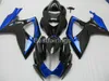 7gifts Injection molding fairing kit for SUZUKI GSXR600 GSXR750 2006 2007 blue black GSXR 600 750 06 07 QA25