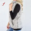 Kurtki dla kobiet Moda Jesień Zima Zachowaj Ciepłe Outwear Casual Faux Fur Zip Up Sherpa Overwear Płaszcz Kobiet Kurtka