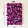 60x40 cm konstgjord blomma vägg bakgrund bröllop rekvisita leveranser vägg dekoration bågar silke blomma rosion peony fönster studio