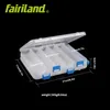 Fairiland multifunctional fishing tackle box 12 Compartments DOUBLE side lure bait boxes Transparent bait hook organizer2940560