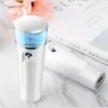 New 2 in 1 Handheld Mist Sprayer Portable Facial Steamer Sprayer USB Rechargeable Power Bank Sprayer DHL Free