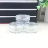 5G Portabel Tom Plast Kosmetisk Cream Jar Pot Eyeshadow Makeup Face Cream Container Gratis Frakt LX2783