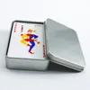 Tin Box Lege Zilver Goud Metalen Opbergkast Container Organizer Money Coin Candy Keys U Disk