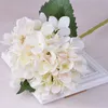 Artificial Hydrangea Flower Head 47cm Fake Silk Single Real Touch Hydrangeas 16 Colors for Wedding Centerpieces Home Party Decorative