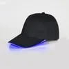 Светодиодные светящиеся бейсболки сияющий светодиодный свет партии крышка регулируемая Snapback шляпы световой партия шляпы поставки
