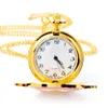 Toptan 100 adet / grup ashion Güzel Pembe Kuvars Pocket Watch Anime Yıldız Kanatları Sihirli Cep Saatler Kolye Zinciri Kızlar Bayanlar saatler PW034