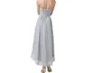Short Front Long Back Evening Dresses Special Occasion Dresses Grey High Low Prom Dresses Party Gowns DH1378