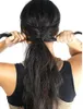 120g часть стороны человеческих волос конский хвост кусок Мода женщины Расширение человеческих волос знаменитость цвет дешевый indin ponytail hair