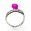 Prosty i modny naturalny srebrny pierścień perłowy, regulowany rozmiar pierścienia, kolor perłowy można swobodnie dopasować (bezpłatna wysyłka 2-5 dni)