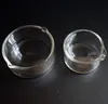 Smoking Pipe Glass Oil Ring wax Ashtray Dish OD 38mm 50mm Dabber Dishs for Mini Nectar Collector Kit Dab Straw bowl