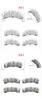 3 Mıknatıs Manyetik Yanlış Eyelashes Yeniden kullanılabilir Yanlış Eyelashes Uzatma 3d kirpik uzantıları DHL Ücretsiz Kargo kirpikler