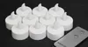 24PCS / Lot Party Wedding Christmas Candle Home Decoration LED Lights Flameless Lampor Fjärrkontroll Batteri