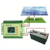 Freeshiping Mppt Painel solar Bateria Controlador de carga do regulador com tela de cor LCD 24/36 / 48/60 / 72V 10A com função de carga DC-DC Boost