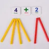 Kids Learning Tool Toy Wooden Sticks Fridge Magnet Mathematics Game Counting Educational Learning Tool Kids Toy