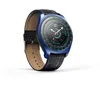 Smart Watch med Kamera Bluetooth Armband Pedometer Heart Rate Monitor Wristband Watch Stödjer TF SIM-kort Armbandsur för Android-telefon