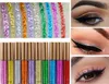 Makyaj Glitter EyeLiner Parlak Uzun Ömürlü Sıvı Eyeliner Pırıltılı göz astarı Göz Farı Kalemler 10 renk seçmek için DHL