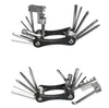 Bike Multi Tools 11in1 Naprawa rowerowa Zestaw do naprawy rowerów Zestaw narzędzi do naprawy Wrench Łańcuch Wękwokrętowy Narzędzie Multifunction