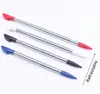 Intrekbare metalen stylus touchscreen pen voor 3DS ll XL 3DSLL 3DSXL Console Hoge kwaliteit snel schip